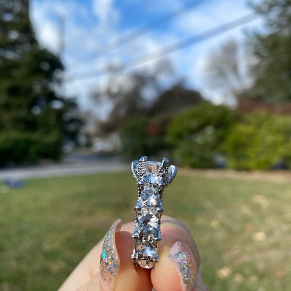 New⚡️Sparkle Luxurious Sterling Silver Ring - Picture 8 of 11